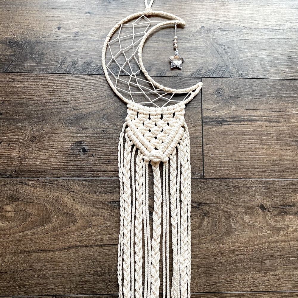 Macrame Half Moon DreamCatcher